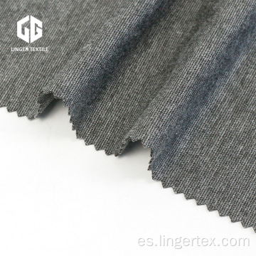 TR Grey Melange Spandex Uso de tela Roma